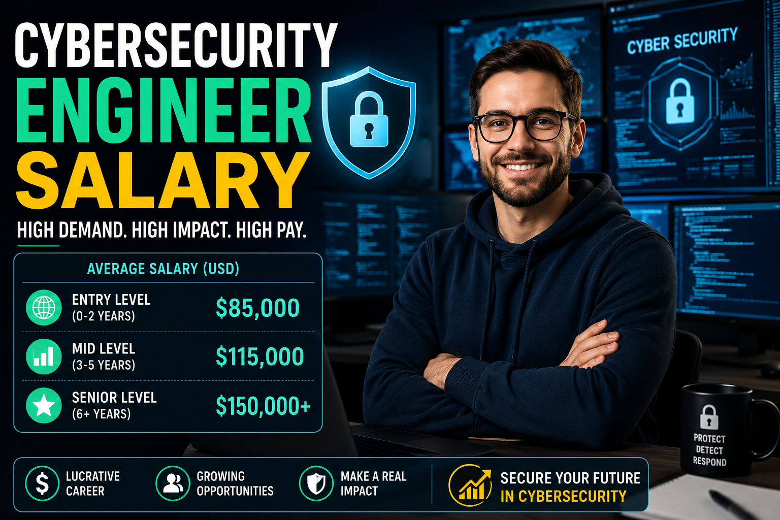 Cybersecurity Engineer Salary
